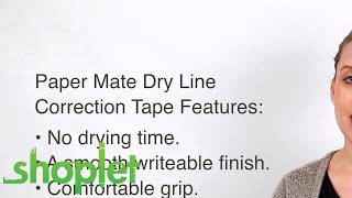 Paper Mate DryLine Grip Correction Film [upl. by Eoz]