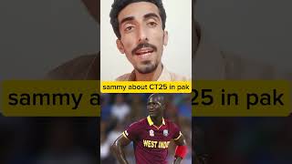 Darren sammy about CT25 pakistan westindies darrensammy cricket cricketnews [upl. by Yerroc]