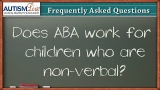 Is ABA Effective for Nonverbal Children [upl. by Morie]