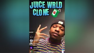 2gaudy 637godwin  Juice WRLD Clone ft Killval IG Live Snippet [upl. by Pasadis]