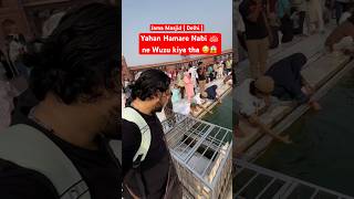 Delhi ki Jama Masjid ki Ye Jagah 😳😱 shortsvideo shorts shortsfeed [upl. by Lois]