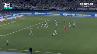 GOLS EM 4K PARTE 1  BOTAFOGO 2 x 1 CORINTHIANS  BRASILEIRÃO 2024  SporTV 4K [upl. by Vaasta]