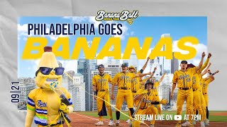 Savannah Bananas in front of 45000 Fans  LIVE from Citizens Bank Park in Philadelphia [upl. by Salokin]