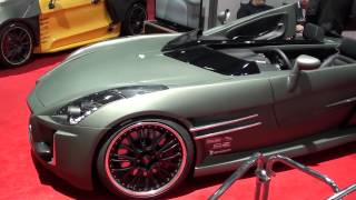 Wazuma Gt Lazareth World Premiere  Geneva Motor Show 2014 [upl. by Sukul133]