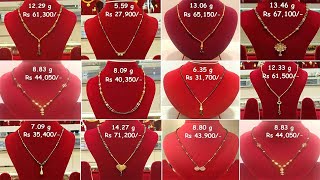 Simple Gold Mangalsutra Designs From 4 Grams With Price  Apsara Fashions [upl. by Florentia]