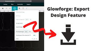 Glowforge Export Design Feature [upl. by Ylac818]