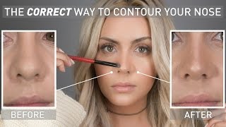 The Correct Way To Contour Your Nose [upl. by Oiramrej]