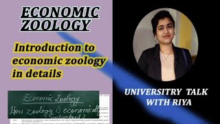 Economic zoologyIntroductionBSc zoology hons universitytalkwithriya7492 [upl. by Neik]