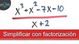 Simplificacion de fracciones algebraicas│ej 12 [upl. by Dragde251]