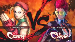 Ultra Street Fighter 4  Cammy Vs C Viper Hardest [upl. by Lucho266]