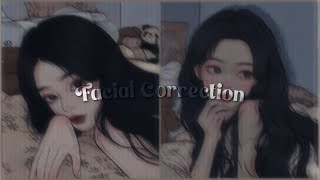 ♡ smooth facial correction [upl. by Itsud]