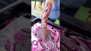 Body Marbling Paint Dip by BLVisuals at Faster Horses Festival 121 [upl. by Kolva461]