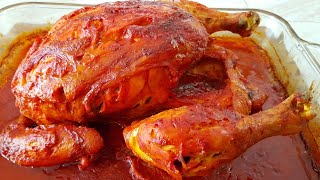 💖POLLO EN ACHIOTE ROSTIZADOLA RECETA DE MAMÁ 😙👍 [upl. by Humfried]