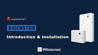 SigenStor Produktdetails Aufbau amp Installation App [upl. by Sinnej26]