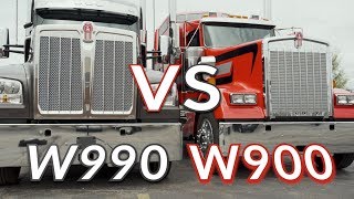 Kenworth W990 vs W900 The battle of 2019 [upl. by Evoy]