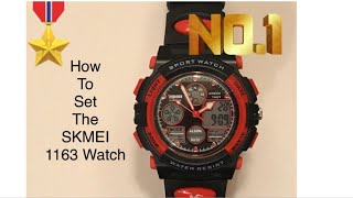 How to Set The SKMEI Digital Watch [upl. by Kirwin905]