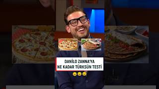 Danilo Zannaya Türklük Testi 😅 yemekcom danilozanna komikvideolar italya yemek komedi shorts [upl. by Einafats515]