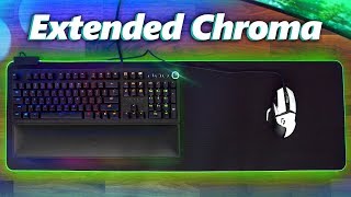 Razer Goliathus Extended Chroma Mouse Pad Review [upl. by Nirraj]