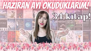 Haziran Ayında Okuduklarım 34 Kitap [upl. by Oeak]