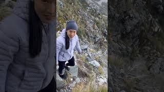 Short day hike with my ❤️❤️❤️❤️ mountains travel nature views viralvideo adventure [upl. by Kassey]