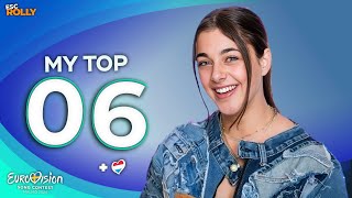 Eurovision 2024  My Top 6  NEW 🇱🇺 [upl. by Ayarahs]