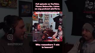 clip Ep 7 min in Heaven podcast podcastclips clipcomedy comedy [upl. by Kcirdef]