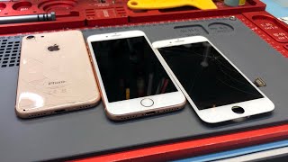 Iphone 8 Gehäuse und Display tauschen Iphone 8 Komplettumbau Achtet auf Qualität [upl. by Otha]