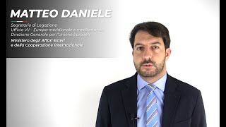 Intervista a Matteo Daniele ex tirocinante MAECIMURCRUI [upl. by Tallia]