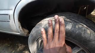 How to use 14 inch alloy wheels in maruti 800 wide tires Detail Video [upl. by Jahdal355]