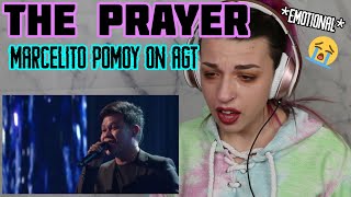 REACTION  MARCELITO POMOY quotTHE PRAYERquot AGT [upl. by Daus]