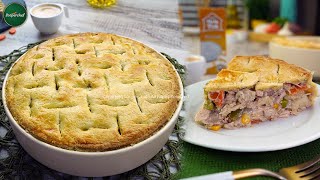 Homemade Chicken Pot Pie Recipe by SooperChef [upl. by Nesnaj]