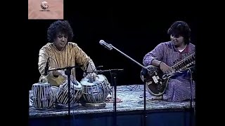 Ustad Zakir Hussain Tabla Solo With Niladri Kumar Part1 [upl. by Larissa54]