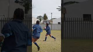 Derby day 2024 Edgemead High School vs Fairbairn College  FBC Lionesses warming up 🦁🏉💙 [upl. by Caniff919]