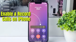 How to enable amp record calls on iPhone iOS 181 [upl. by Ycrep588]