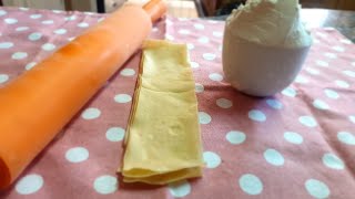 How To Make Samosa Pastry Patti Strips For BeginnersEntrylevel [upl. by Larson]