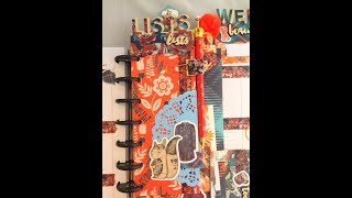 Planner Set Up with a Tutorial on Making Page Markers [upl. by Eluk987]