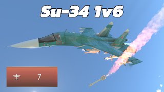 NEW Su34  Crazy Clutch  War Thunder [upl. by Thekla]