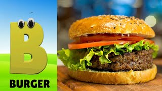 Food Alphabet Song for Kids  Food ABC Song  Phonics for Kids  Learn ABC  Alphabet Letters [upl. by Maon90]