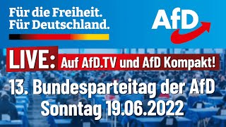 AfDTV LIVE Tag 3 des AfDBundesparteitages im sächsischen Riesa [upl. by Lilly349]