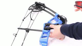 How to assemble a TOPOINT ARCHERY M2 youth compound bow [upl. by Vookles]