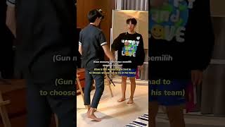 Papii was watching so Gun didnt choose Luke🤭 offgun gunatthaphan ออฟกัน safehouse offjumpol [upl. by Schifra]