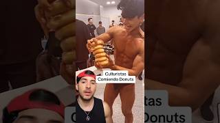 Culturistas Comiendo Donuts Despues De Competir fitness gym viral [upl. by Angadresma]