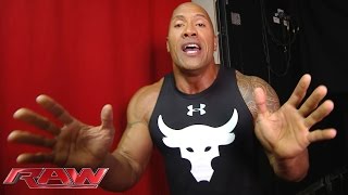 The Rock returns to Raw  January 25 2016 [upl. by Albertina790]