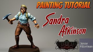 Painting Investigator Sandra AtkinsonCthulhu Death May DieFear of the Unknown  Painting Guide E06 [upl. by Dlanigger766]