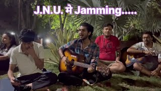 JAMMING IN JNU✨🌸 music jnu jamming [upl. by Riccardo]