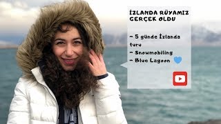 VLOG  5 GÜNDE İZLANDA TURU  KUZEY ISIKLARI  GULLFOSS  BLUE LAGOON 💙 [upl. by Metts]