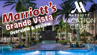 Marriott Grande Vista  Orlando Resort Overview and Walkthrough [upl. by Oznerol156]