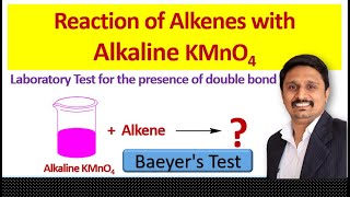 Reaction of Alkenes with KMnO4  Baeyers Test  Dihydroxylation  11th  12th  IIT  JEE  NEET [upl. by Yclek533]