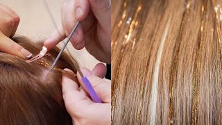 How to Apply Hair Tinsel [upl. by Lekim712]