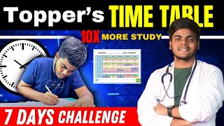 Best Time Table for all Exams 🔥 How to Make a time table  सही Time Table कैसे बनाये [upl. by Eltsirk]